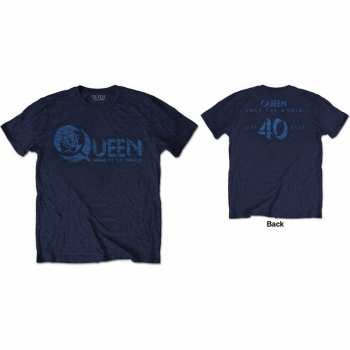 Merch Queen: Tričko News Of The World 40th Vintage Logo Queen  M