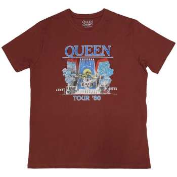 Merch Queen: Queen Unisex T-shirt: Tour '80 (x-large) XL