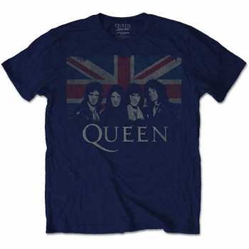 Merch Queen: Tričko Vintage Union Jack  XXL