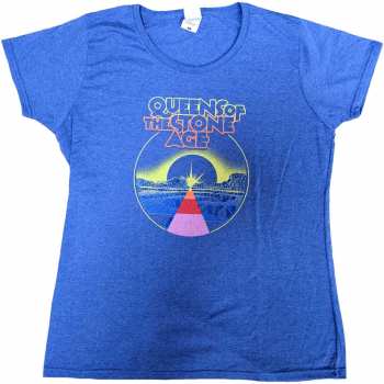 Merch Queens Of The Stone Age: Queens Of The Stone Age Ladies T-shirt: Warp Planet (large) L