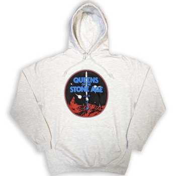 Merch Queens Of The Stone Age: Queens Of The Stone Age Unisex Pullover Hoodie: Branca Sword (x-large) XL