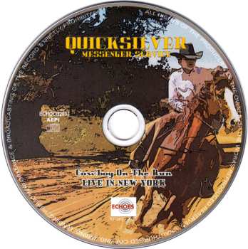CD Quicksilver Messenger Service: Cowboy On The Run (Live In New York) 448157