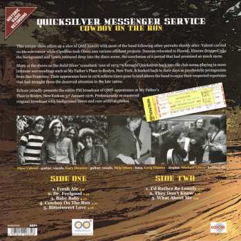 LP Quicksilver Messenger Service: Cowboy On The Run (Live In New York) 471963