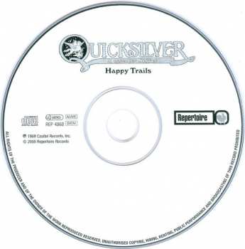 CD Quicksilver Messenger Service: Happy Trails 113809