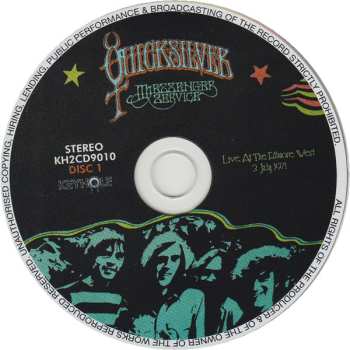 2CD Quicksilver Messenger Service: Live At The Fillmore West 3 July 1971 507846