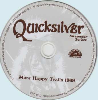 CD Quicksilver Messenger Service: More Happy Trails 1969 509737