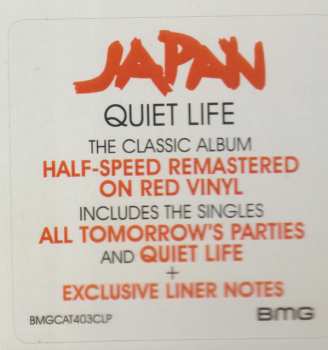 LP Japan: Quiet Life LTD | CLR 29216