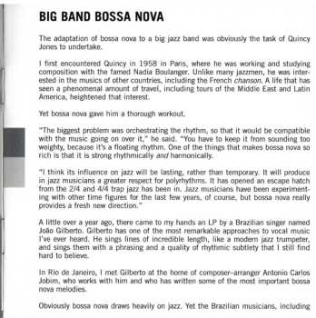 CD Quincy Jones And His Orchestra: Big Band Bossa Nova NUM | LTD | DIGI 452947