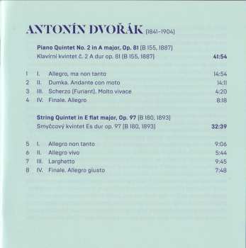 CD Antonín Dvořák: Quintets Op. 81 & 97 2495