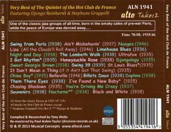 CD Quintette Du Hot Club De France: Swinging Paris- The Very Best of the Hot Club de France 38796