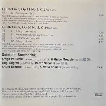 CD Luigi Boccherini: Quintets, Vol.1