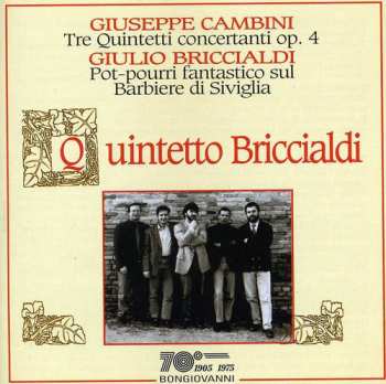 Album Patrick De Ritis: Giuseppe Cambini - Giulio Briccialdi