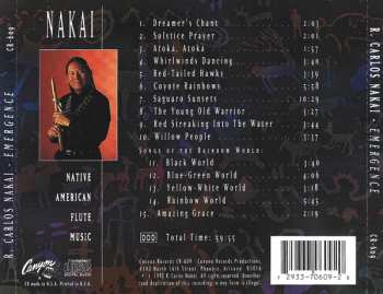 CD R. Carlos Nakai: Emergence: Songs Of The Rainbow World - Native American Flute Music 526456