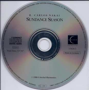 CD R. Carlos Nakai: Sundance Season 350194