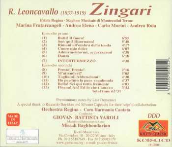CD Ruggiero Leoncavallo: Zingari  427349
