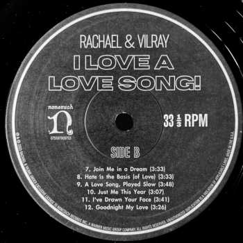 LP Rachael & Vilray: I Love A Love Song! 422924