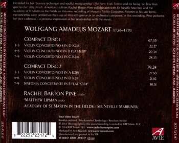 2CD Rachel Barton Pine: Mozart Complete Violin Concertos & Sinfonia Concertante 147380
