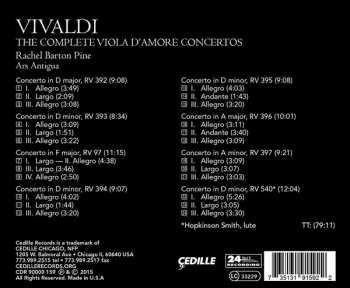 CD Rachel Barton Pine: The Complete Viola D'amore Concertos 127630