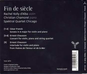 CD Rachel Kolly D'Alba: Fin De Siècle 423155