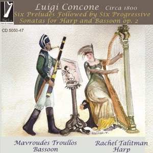 Album Rachel & Mavrou Talitman: 6 Preludes Followed By 6 Progressive Sonatas Op.2 Für Harfe & Fagott