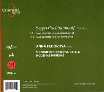 CD Sergei Vasilyevich Rachmaninoff: Piano Concertos Nos. 2 & 4 494591