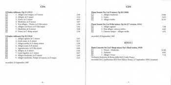 6CD/Box Set Sergei Vasilyevich Rachmaninoff: Complete Solo Piano Works (Live) 425604