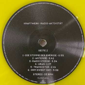 LP Kraftwerk: Radio-Aktivität CLR 29302