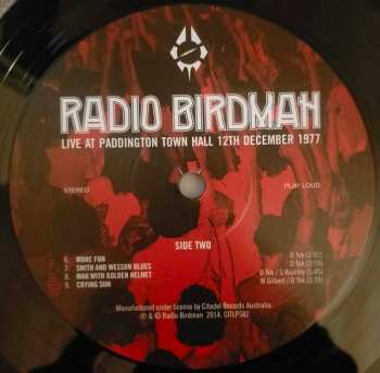 2LP Radio Birdman: Live At Paddington Town Hall 12th December 1977