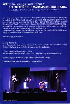 DVD radio.string.quartet.vienna: Celebrating The Mahavishnu Orchestra Live At Traumzeit Festival 232048