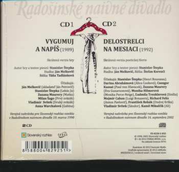2CD Radošinské Naivné Divadlo: Vygumuj A Napíš / Delostrelci Na Mesiaci - To Najlepšie (1969 - 1995) 410749