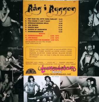 CD Råg I Ryggen: Råg I Ryggen 402985