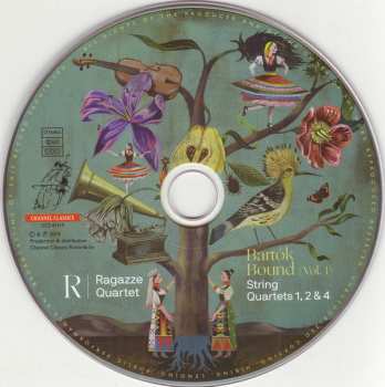 CD Ragazze Quartet: Bartók Bound (Vol. 1) (String Quartets 1, 2 & 4) 454531