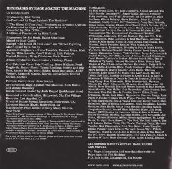 CD Rage Against The Machine: Renegades 30102