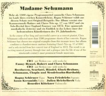 2CD Ragna Schirmer: Clara Schumann 192911