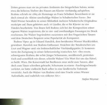 CD Johannes Brahms: Händel-Variationen • Walzer • Rhapsodien