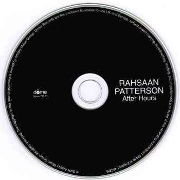 CD Rahsaan Patterson: After Hours 97738