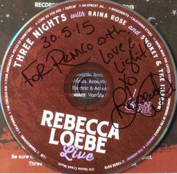CD Raina Rose: Three Nights with Raina Rose and Smokey & The Mirror - Live 232548