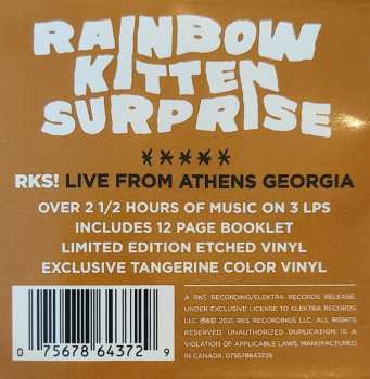 3LP Rainbow Kitten Surprise: RKS! Live From Athens Georgia CLR | LTD