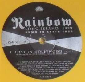 2LP Rainbow: Long Island 1979 Down To Earth Tour LTD | CLR 404484