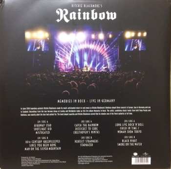 3LP Rainbow: Memories In Rock - Live In Germany 23288