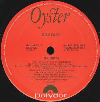 2LP Rainbow: On Stage