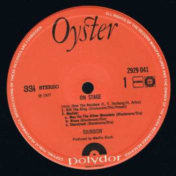 2LP Rainbow: On Stage