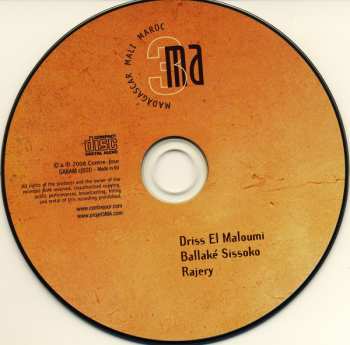 CD Rajery: 3MA  (Madagascar Mali Maroc) 93604