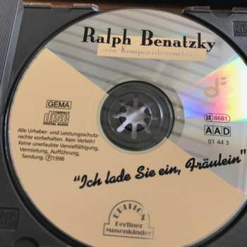 CD Ralph Benatzky: Ein Komponistenportrait - Ich Lade Sie Ein, Fräulein 228434