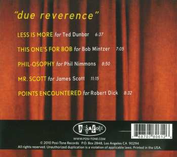 CD Ralph Bowen: Due Reverence