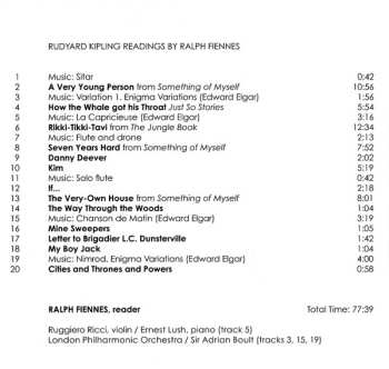 CD Ralph Fiennes: Kipling 516929