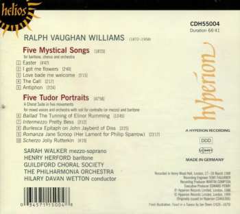 CD Ralph Vaughan Williams: Five Tudor Portraits / Five Mystical Songs 304633