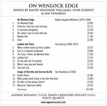 CD Ralph Vaughan Williams: On Wenlock Edge 296345