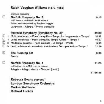 SACD Ralph Vaughan Williams: Pastoral Symphony - Norfolk Rhapsody No. 2 - Norfolk Rhapsody No. 1 - The Running Set 296769
