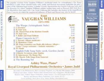 CD Ralph Vaughan Williams: Piano Concerto • The Wasps • English Folksong Suite • The Running Set 343939